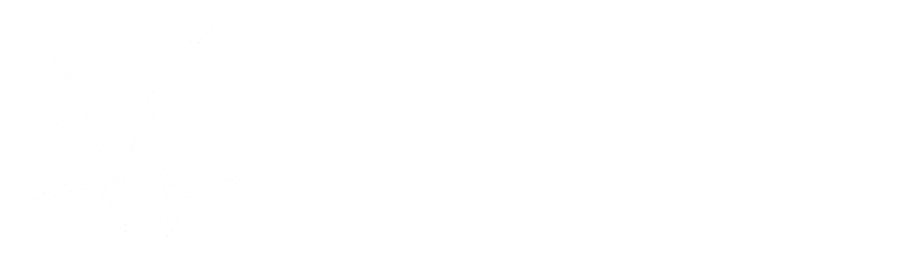 waxing electrolysis white logo